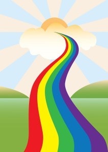 Mein Labrador stirbt und geht über die Regenbogenbrücke